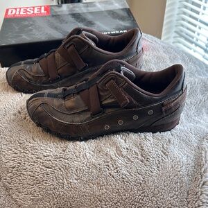 Diesel Dark Brown Women's Sneakers